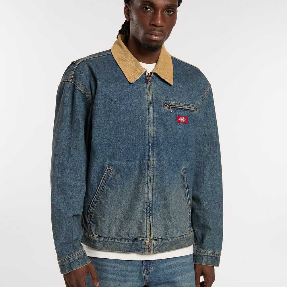 Cazadora Dickies Denim Painter Jacket Khaki Tinted Blue