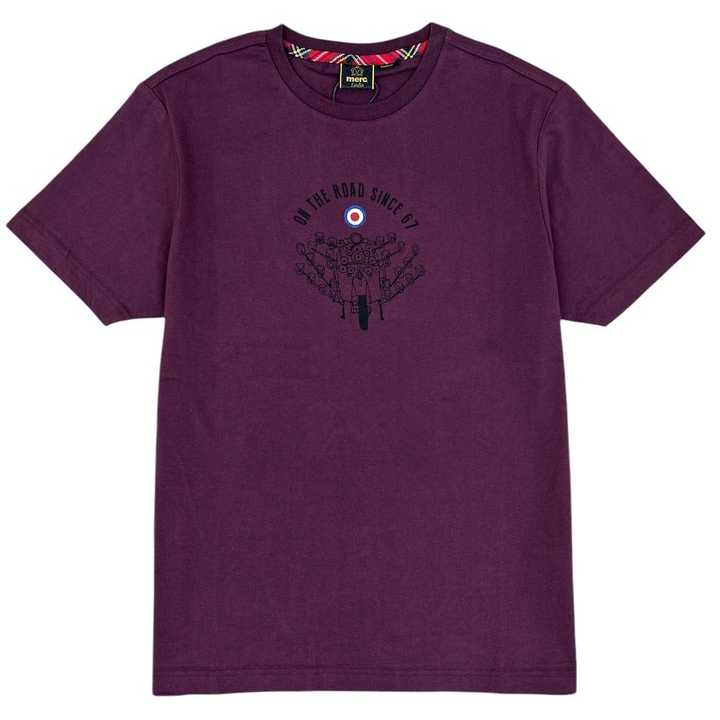 Camiseta Merc Crane Deep Red