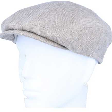 Boina Stetson Diver Cap Linen Light Gray