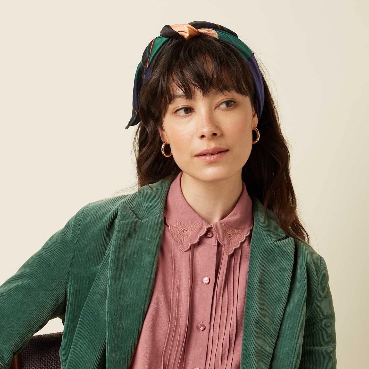 Pañuelo King Louie Satin Scarf Razzle Evening Blue