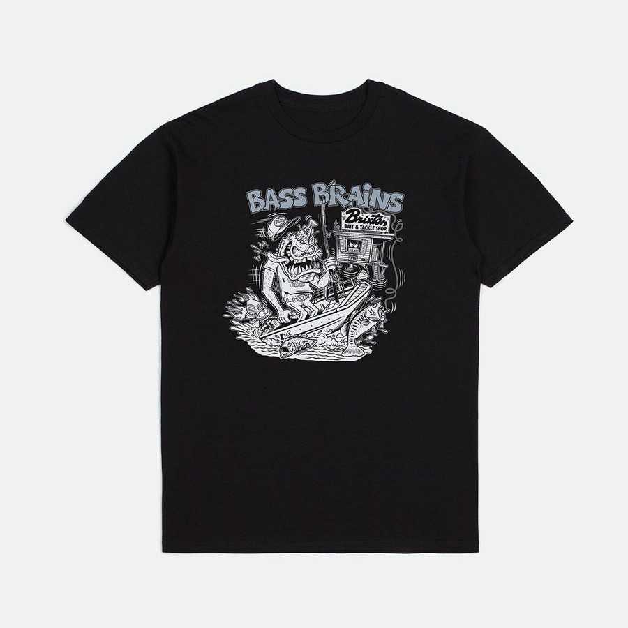 Camiseta Brixton Bass Brains Monster Black