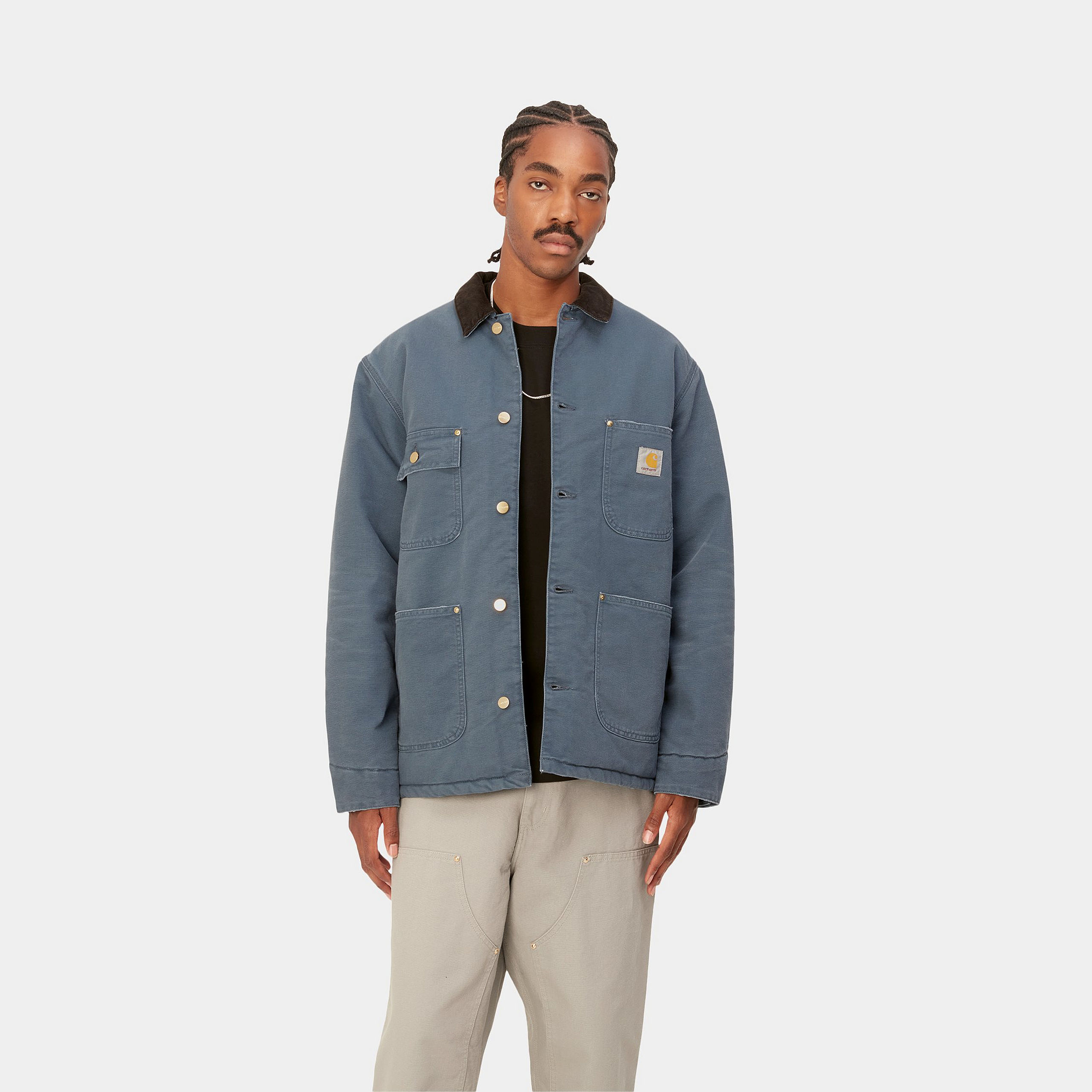 Cazadora Carhartt Wip OG Chore Coat Ore/Black
