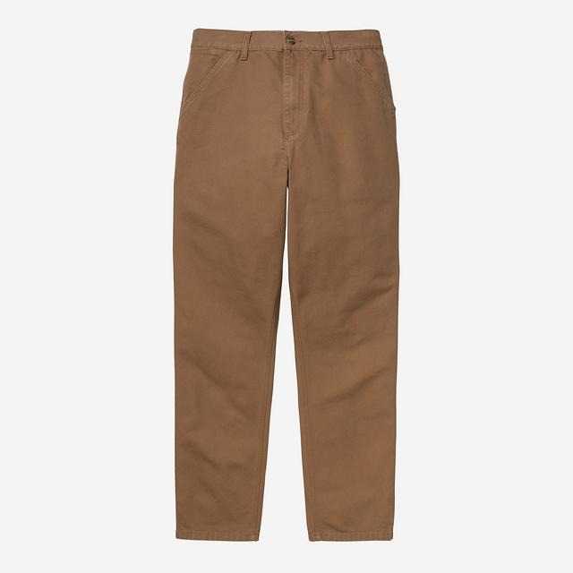 Pantalón Carhartt Wip Single Knee Pant Hamilton Brown rinsed