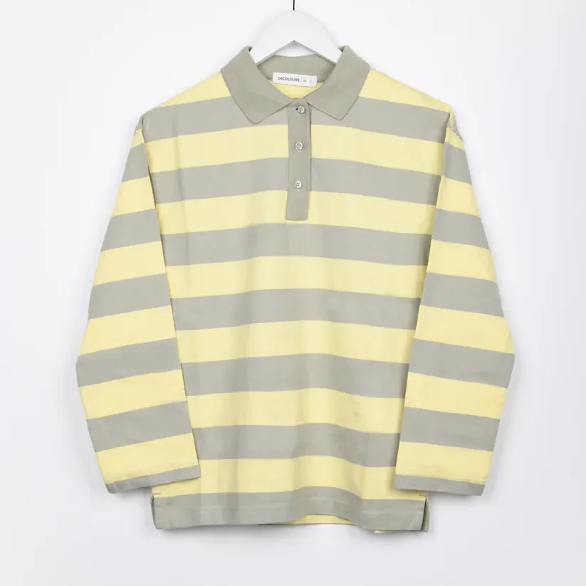 Sudadera Polo 24Colours Striped Yellow