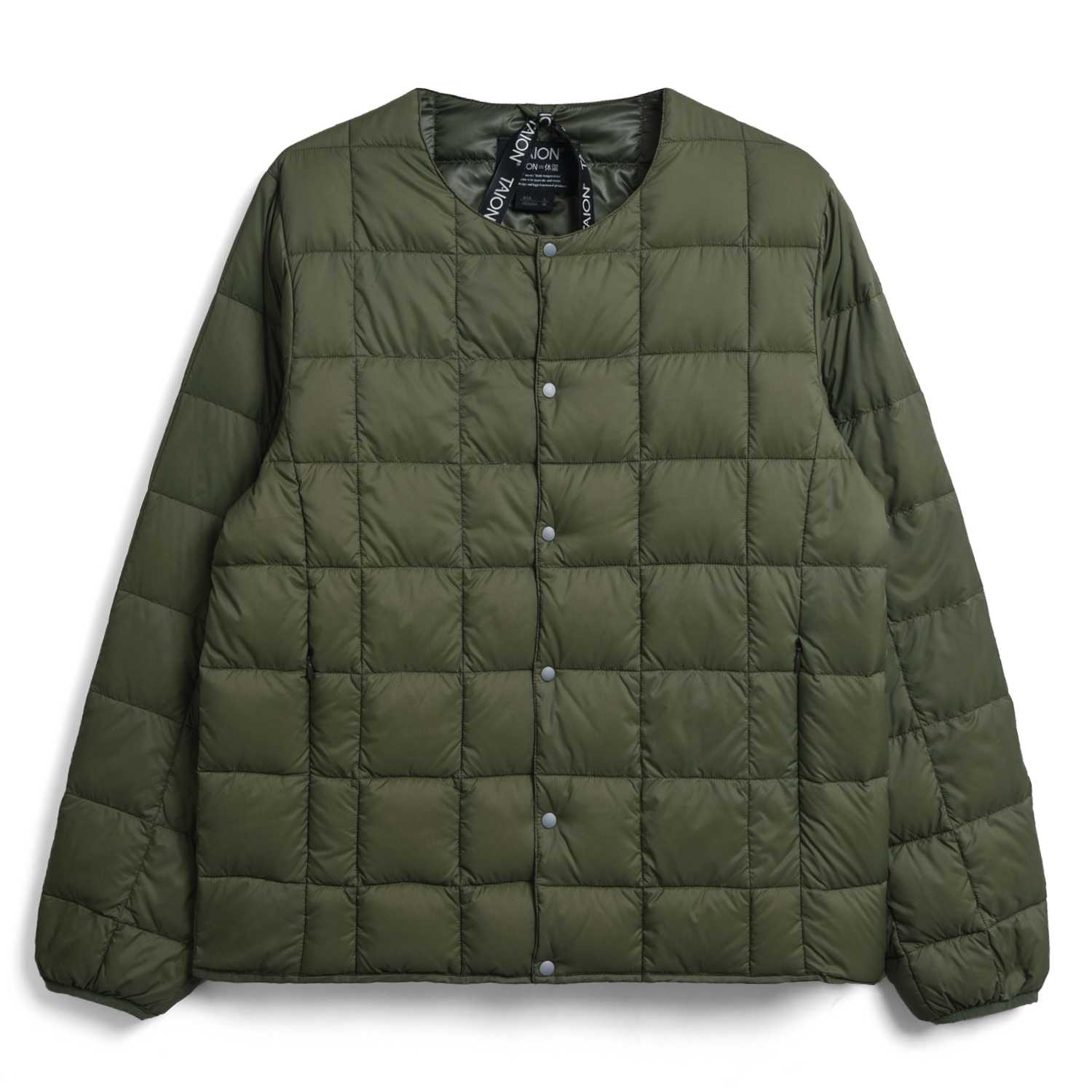 Chaqueta Taion 104 CrewNeck DownJacket Dark Olive