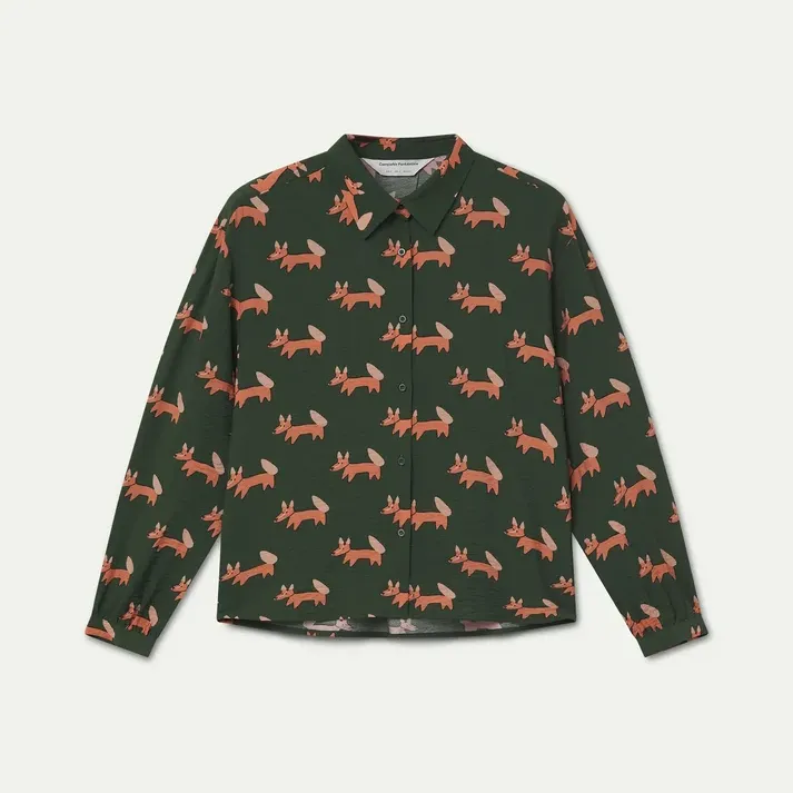 Camisa de Compañía Fantástica con estampado volpe.
