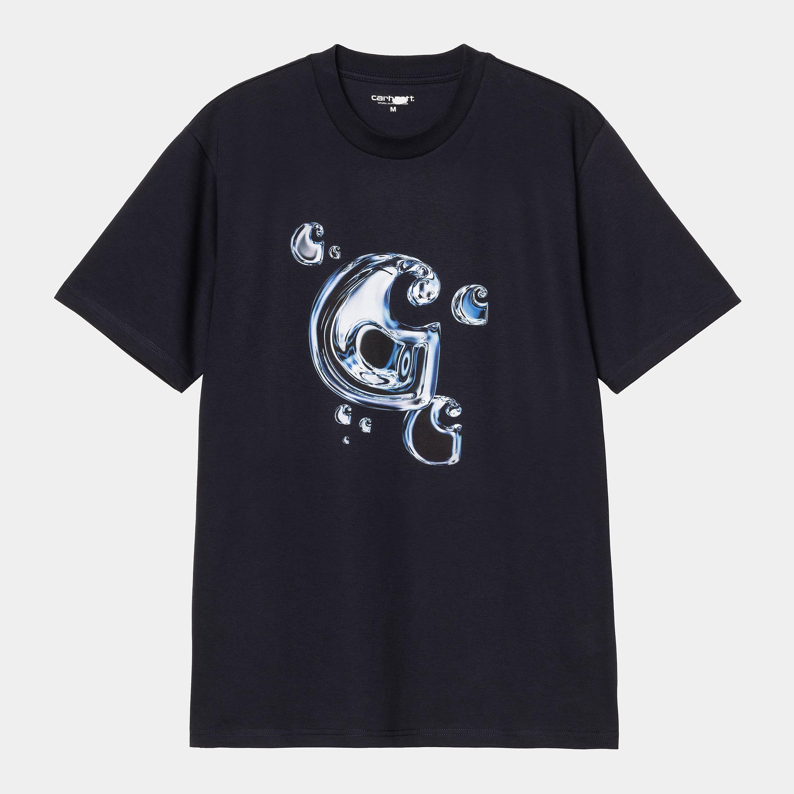 Camiseta Carhartt Solar Chrome C-Logo Dark Navy