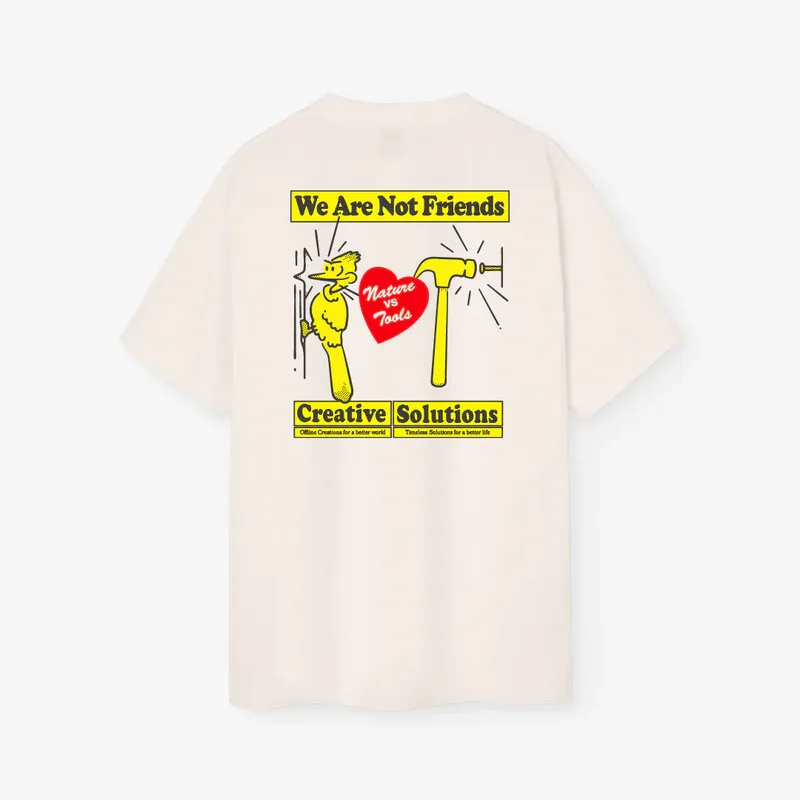 Camiseta WANF Nature Tools T-Shirt Light Cream