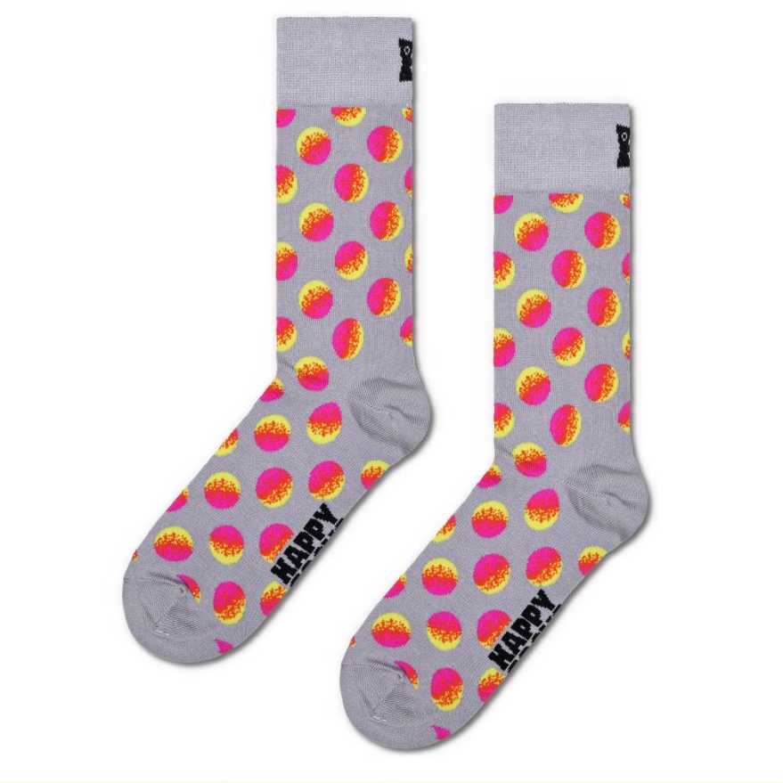 Calcetines Happy Socks Faded Big Dot Socks Grey