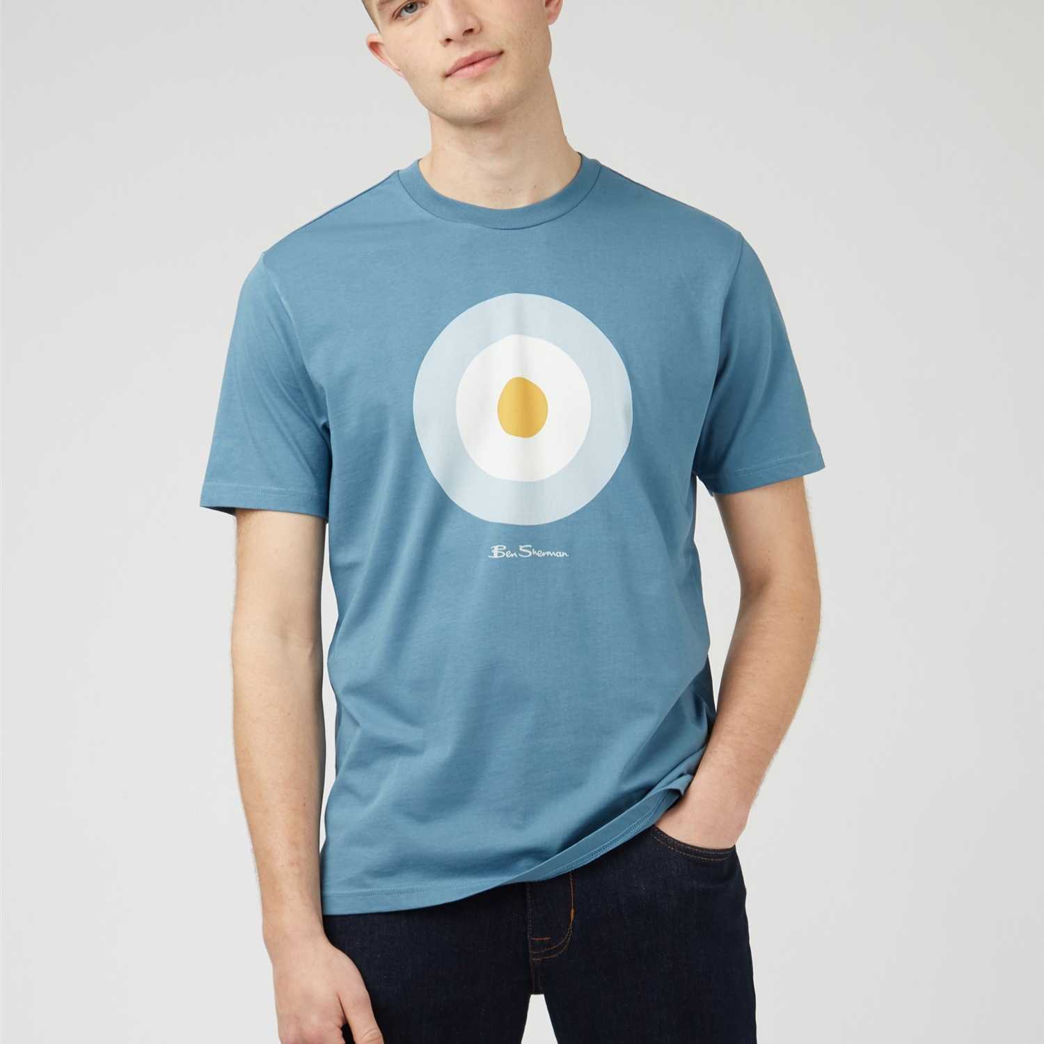 Camiseta Ben Sherman Target Blue Shadow