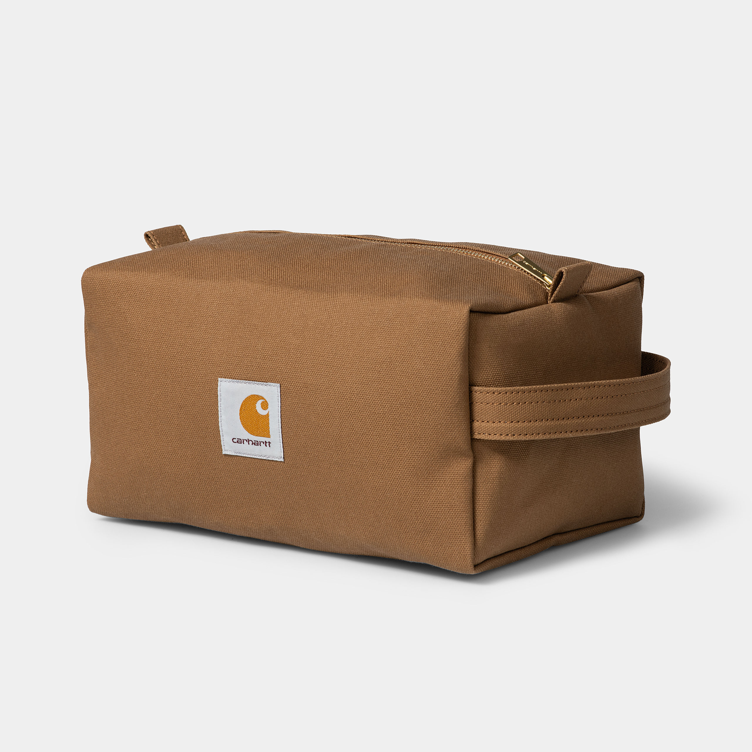 Neceser Carhartt Wip Canvas Washbag Hamilton Brown