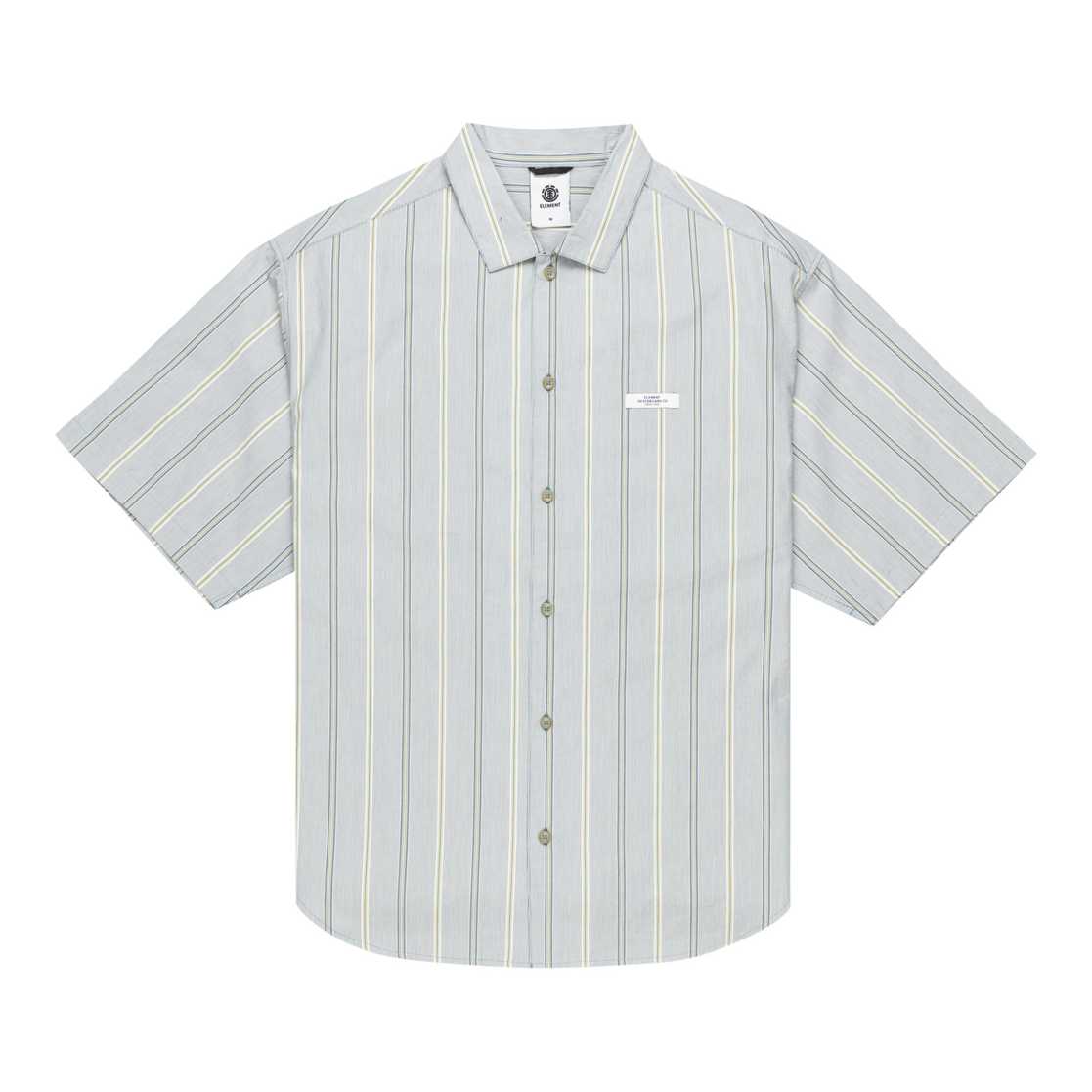 Camisa Element Idle SS Beige/Blue/Riffle Green