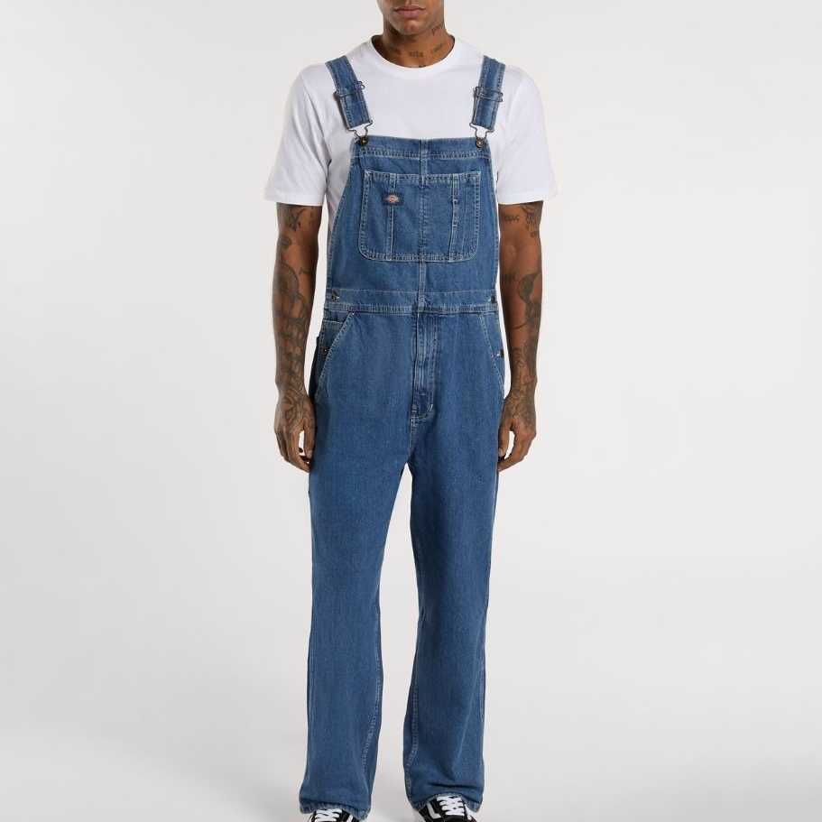 Peto Dickies Duck Canvas Classic Bib Classic Blue