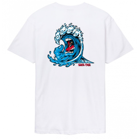 Camiseta Santa Cruz Screaming Wave T-Shirt White