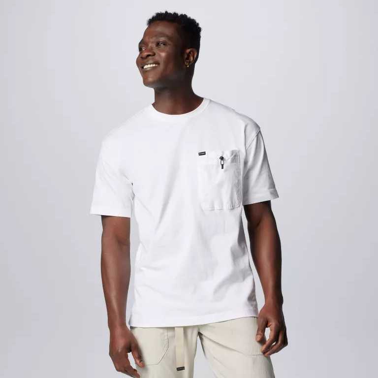Camiseta Columbia Landroamer Pocket T-Shirt White