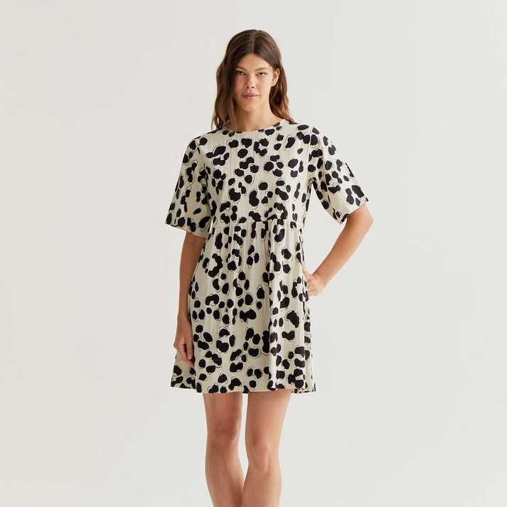 Vestido Corto Compañía Fantástica estampado Dalmatian