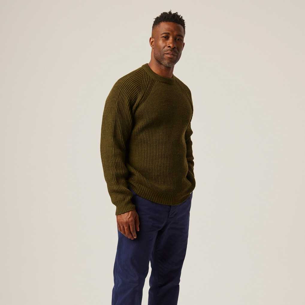 Jersey Peregrine Ford Crew Olive