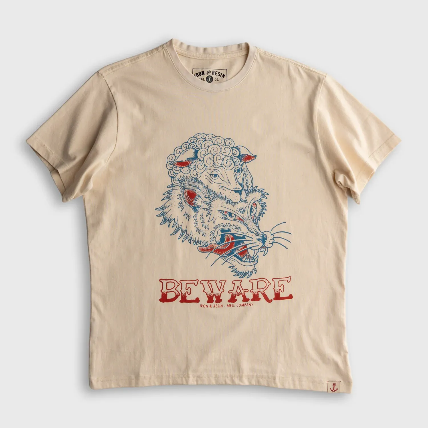 Camiseta Iron&Resin Beware Natural