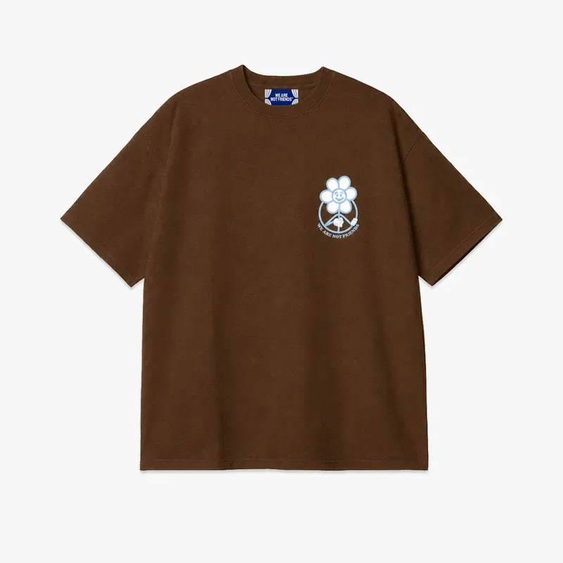 Camiseta WANF Boxy Daisy Brown