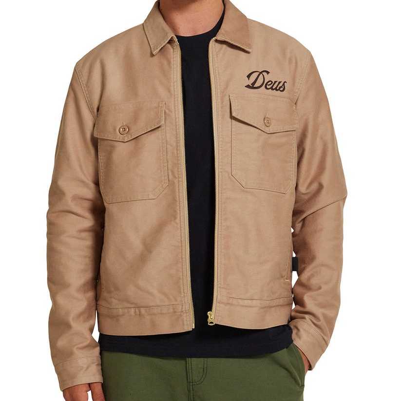 Cazadora Deus Ex Machina Ride Out Work Jacket Khaki