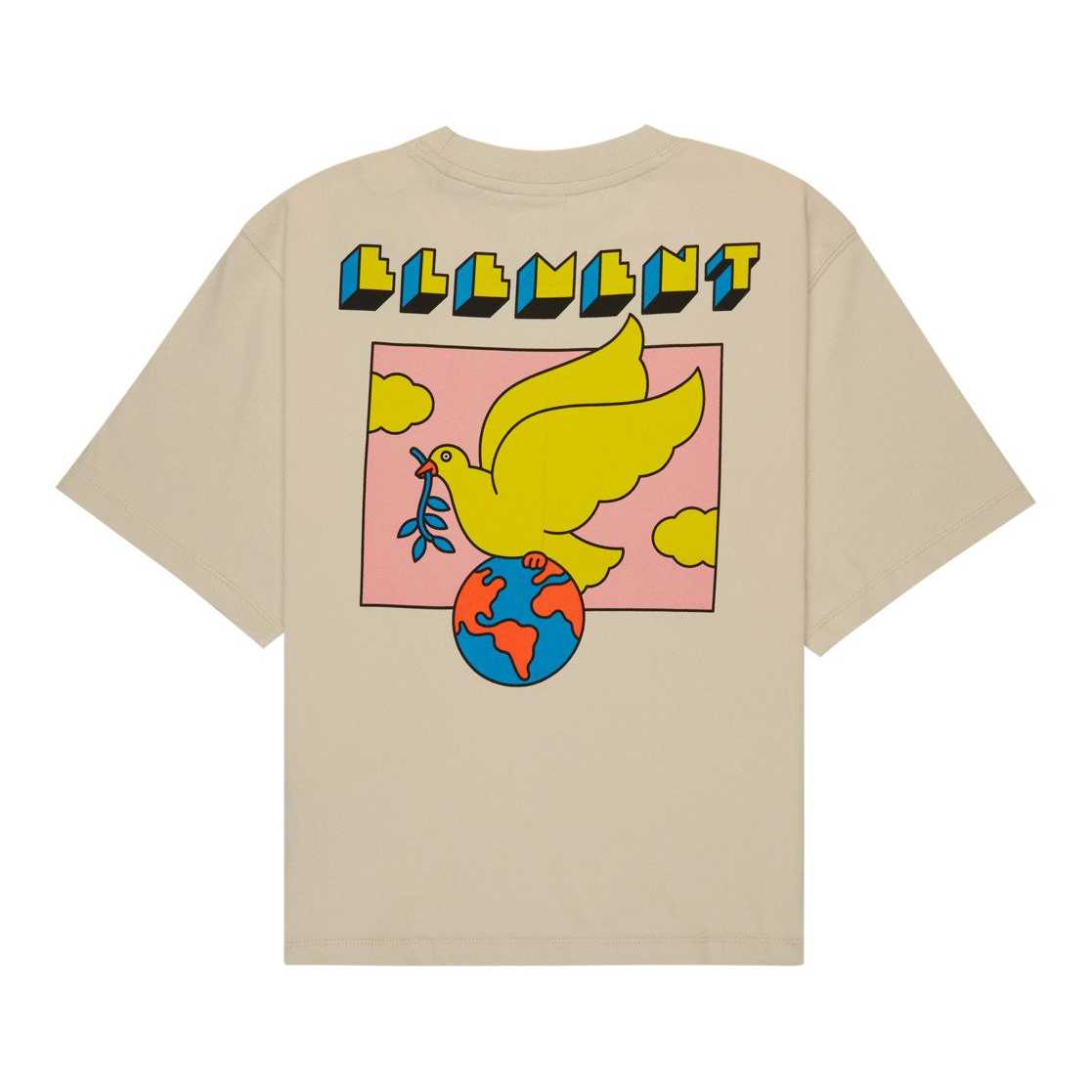 Camiseta Element World Peace Optic White