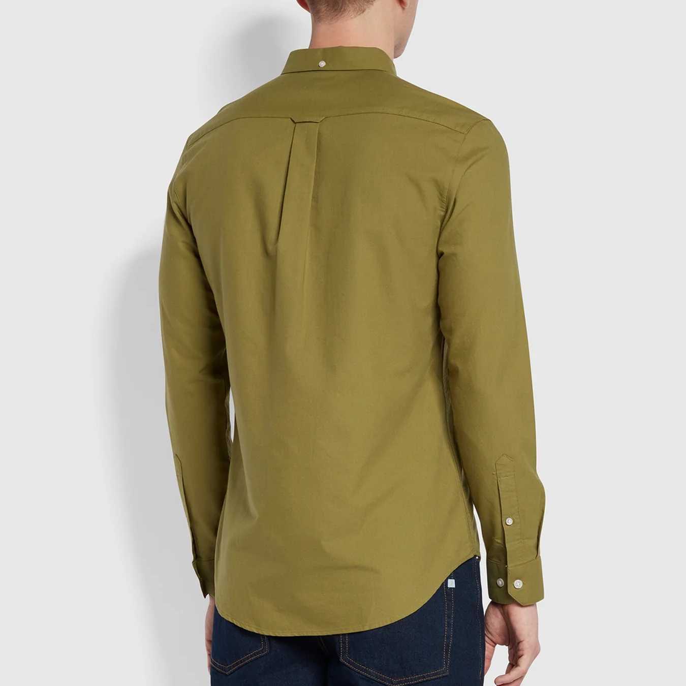 Camisa Farah Brewer Slim Moss Green