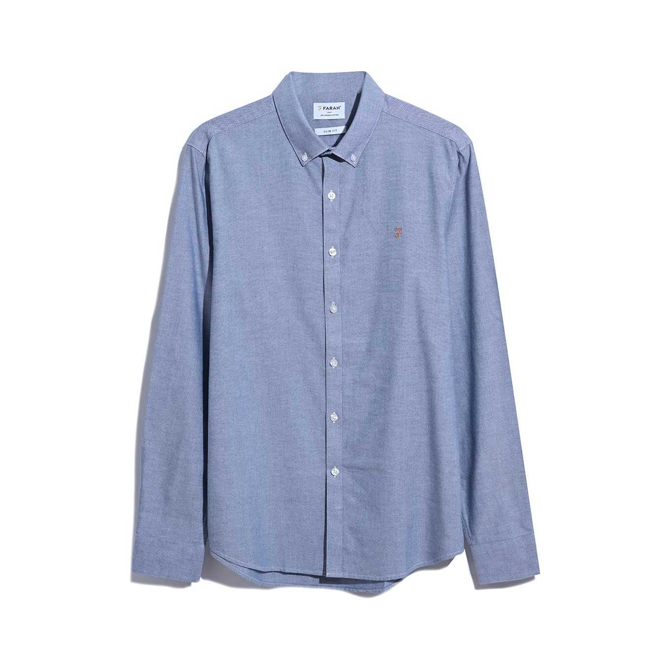 Camisa Farah Brewer LS BD Dusk Blue