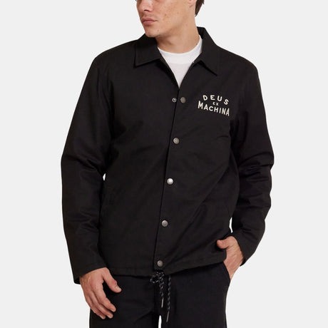 Cazadora Deus Ex Machina Workshop Coach Jacket Black