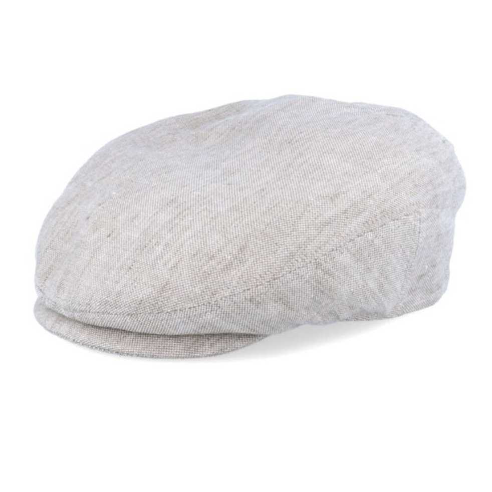 Boina Stetson Diver Cap Linen Light Gray