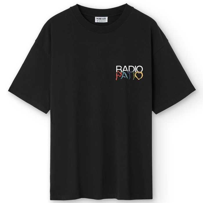 Camiseta NWHR Radio Patio Black