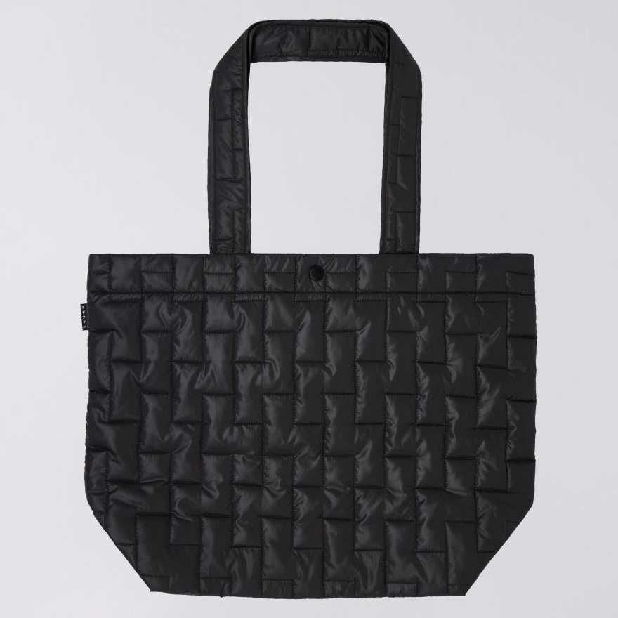 Bolso Tote Edwin Quilted Tote Bag Black | Baldani