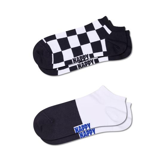 Calcetines Happy Socks 2-Pack Checkerboard Low Socks
