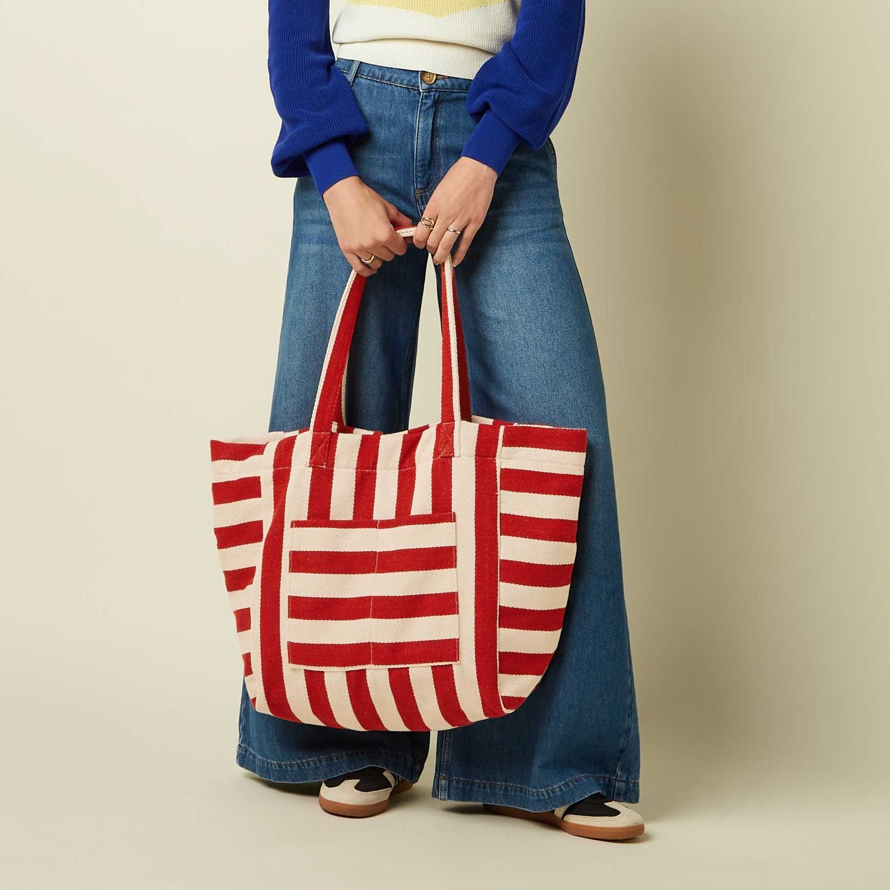 Tote Bag King Louie Shopper La Plage Sun Orange