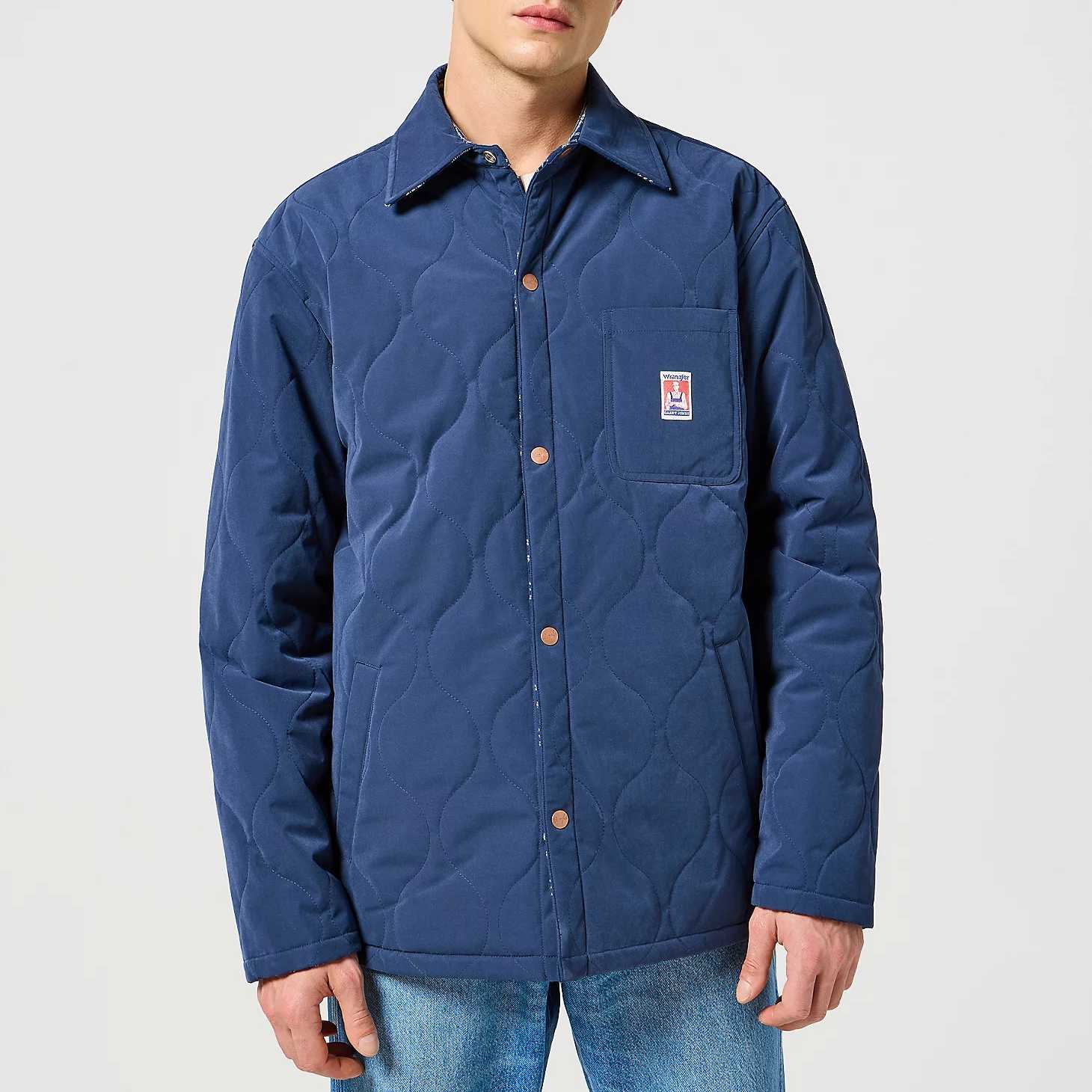 Cazadora Wrangler Casey Reversible Shaket Navy