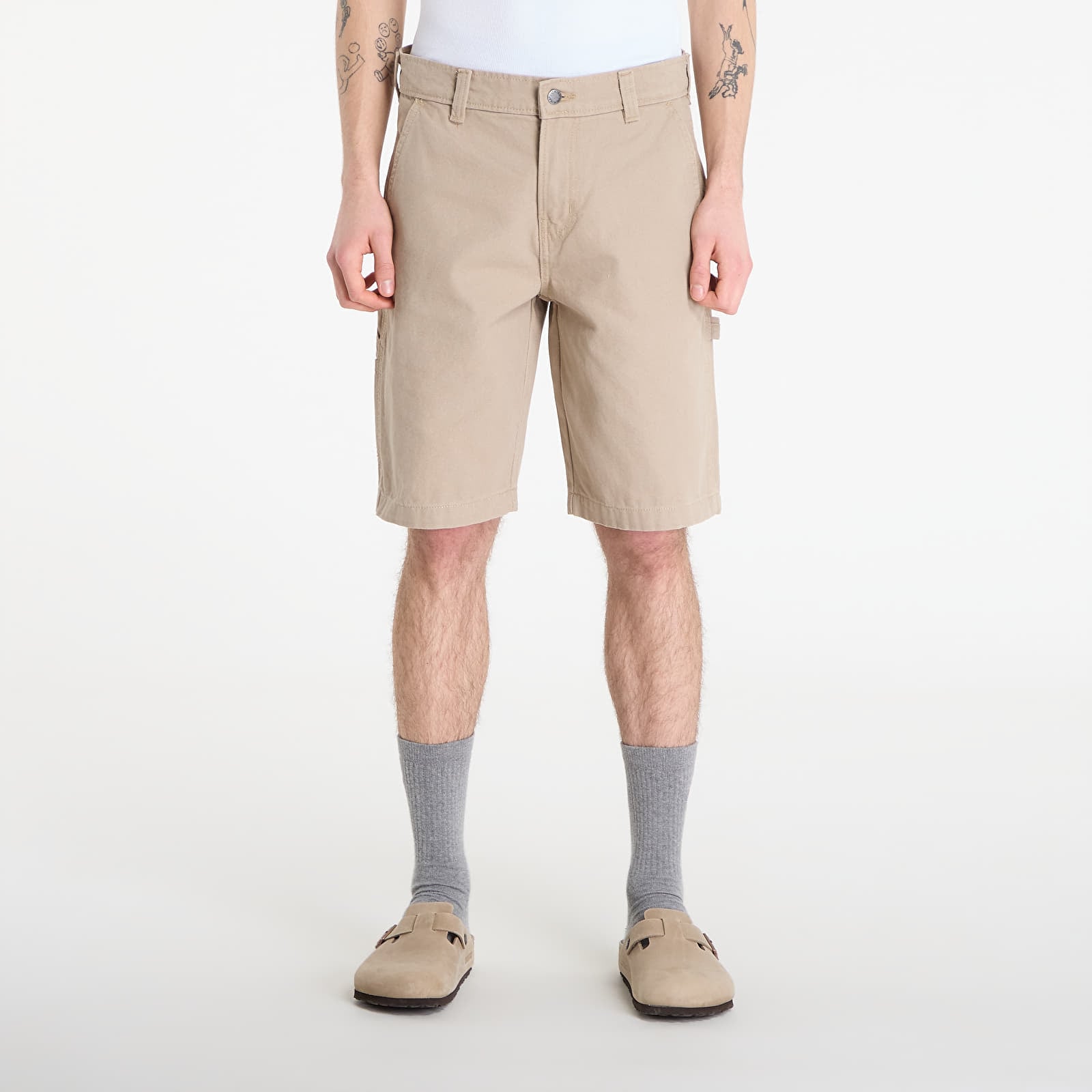 Bermuda Dickies Canvas Carpenter Short Desert Sand