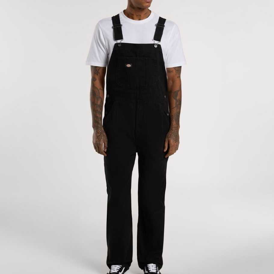 Peto Dickies Duck Canvas Classic Bib Black