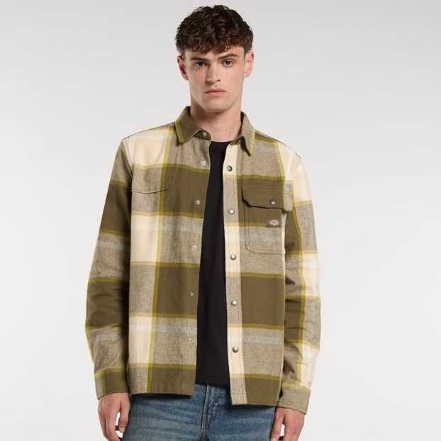 Camisa Dickies Nimmons L/S Wood Ash