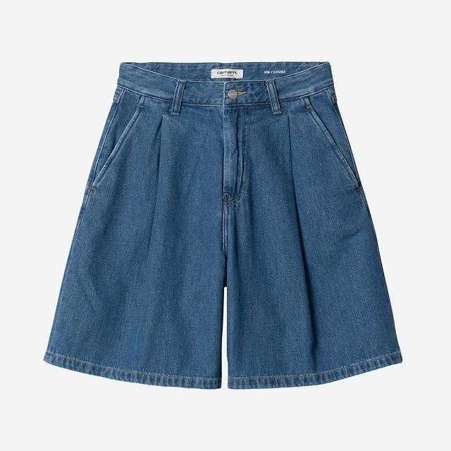 Bermuda Carhartt Wip W Alta Short Blue dark used wash