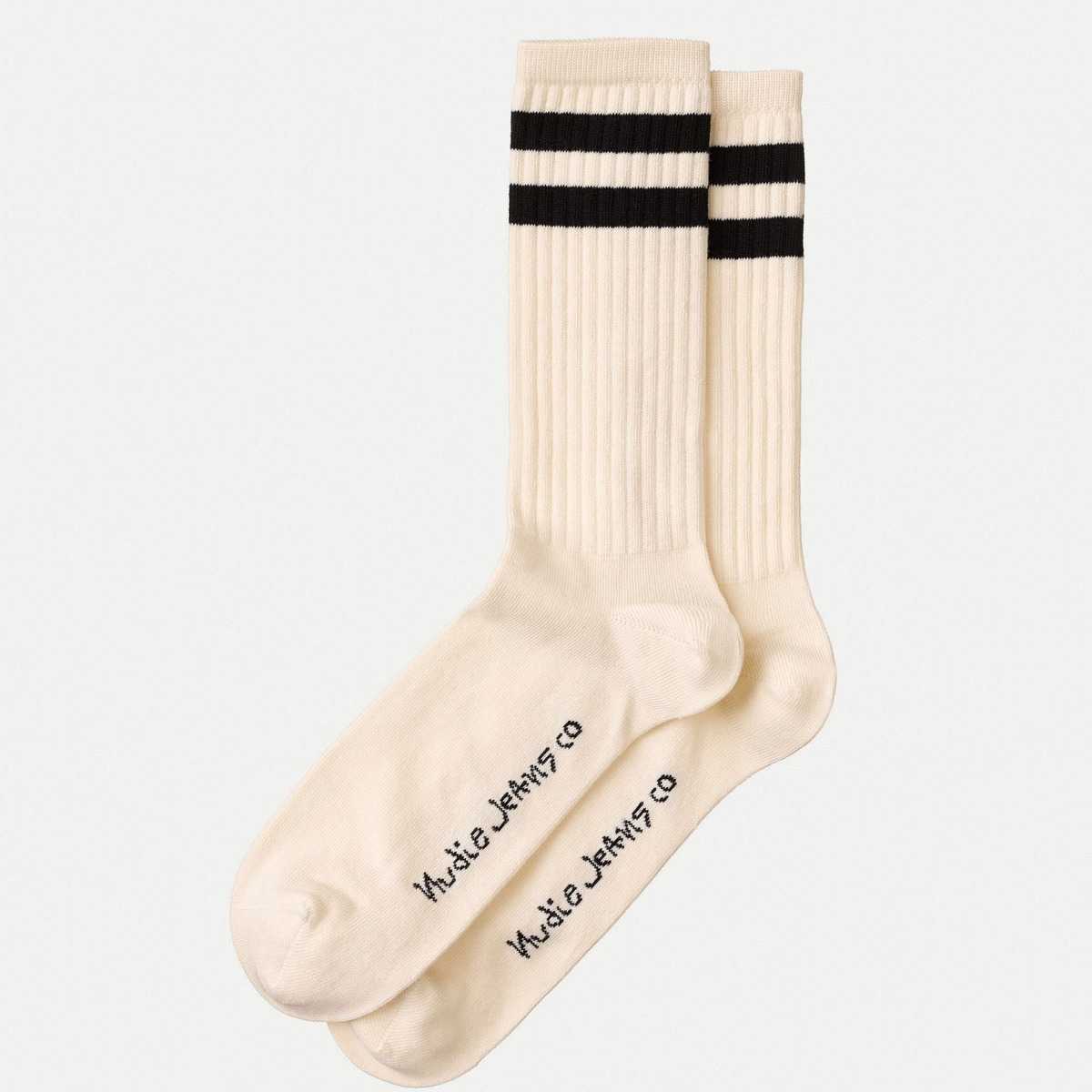 Calcetines Nudie Jeans Amundsson Sport Socks Off White