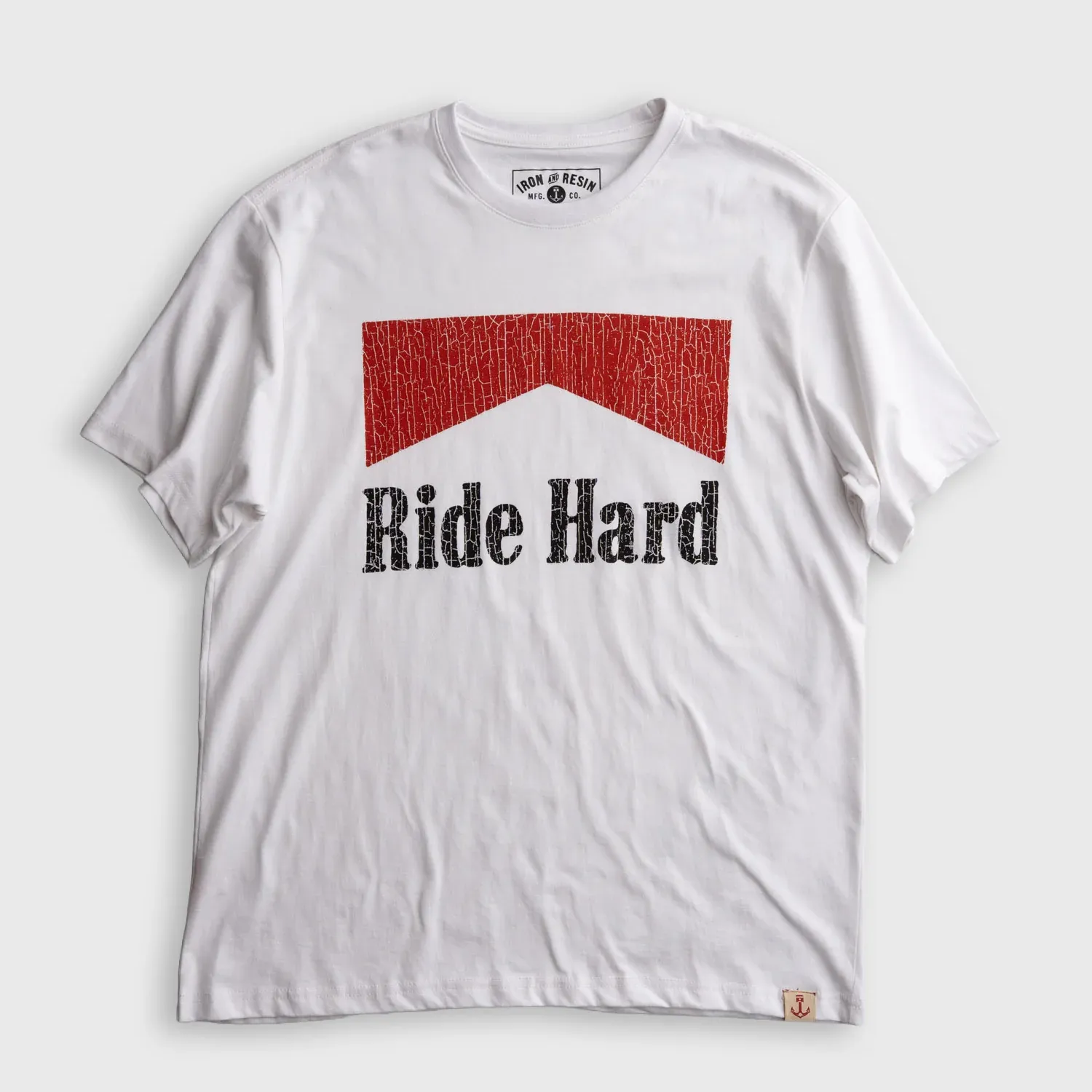 Camiseta Iron & Resin Ride Hard Tee White