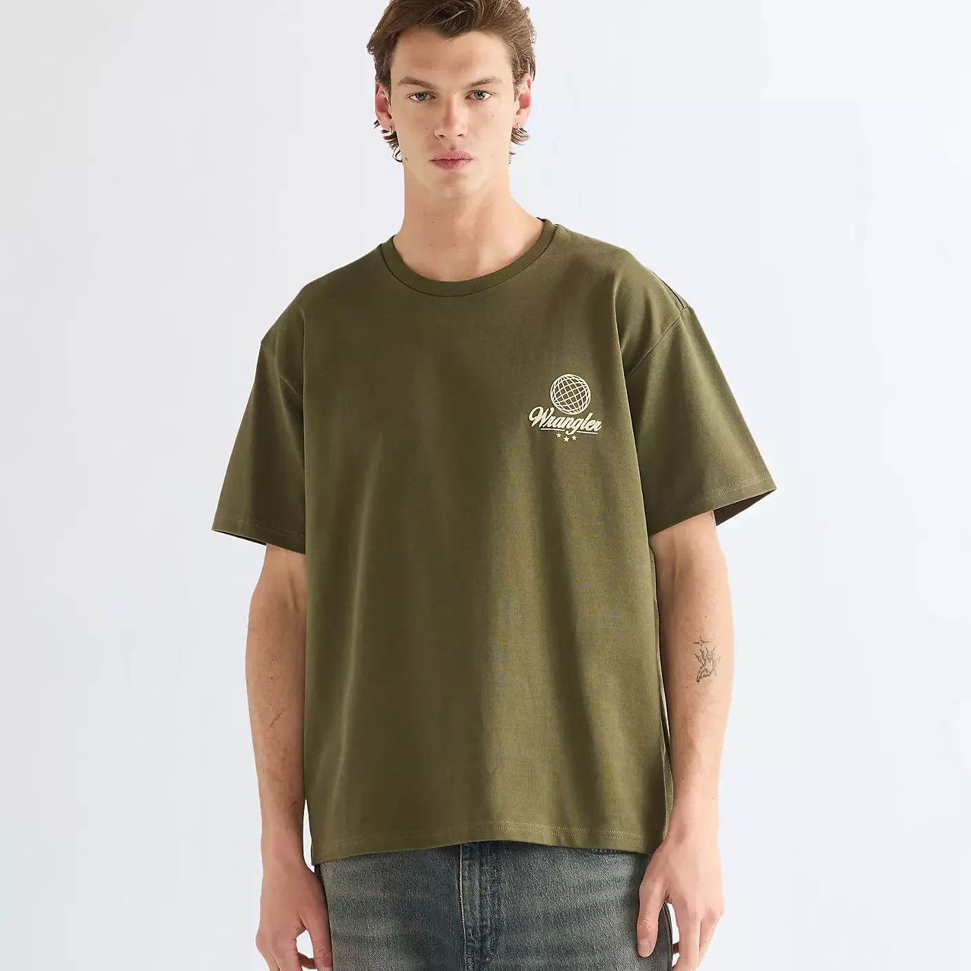Camiseta Wrangler Vintage Olive Night