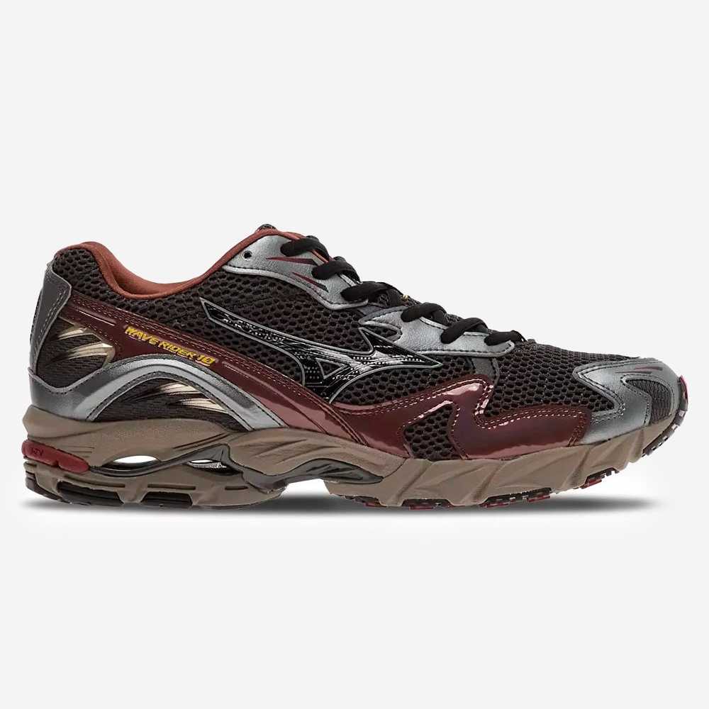 Zapatilla Mizuno Wave Rider 10 Odyssey Gray/Salute/Metallic Gray