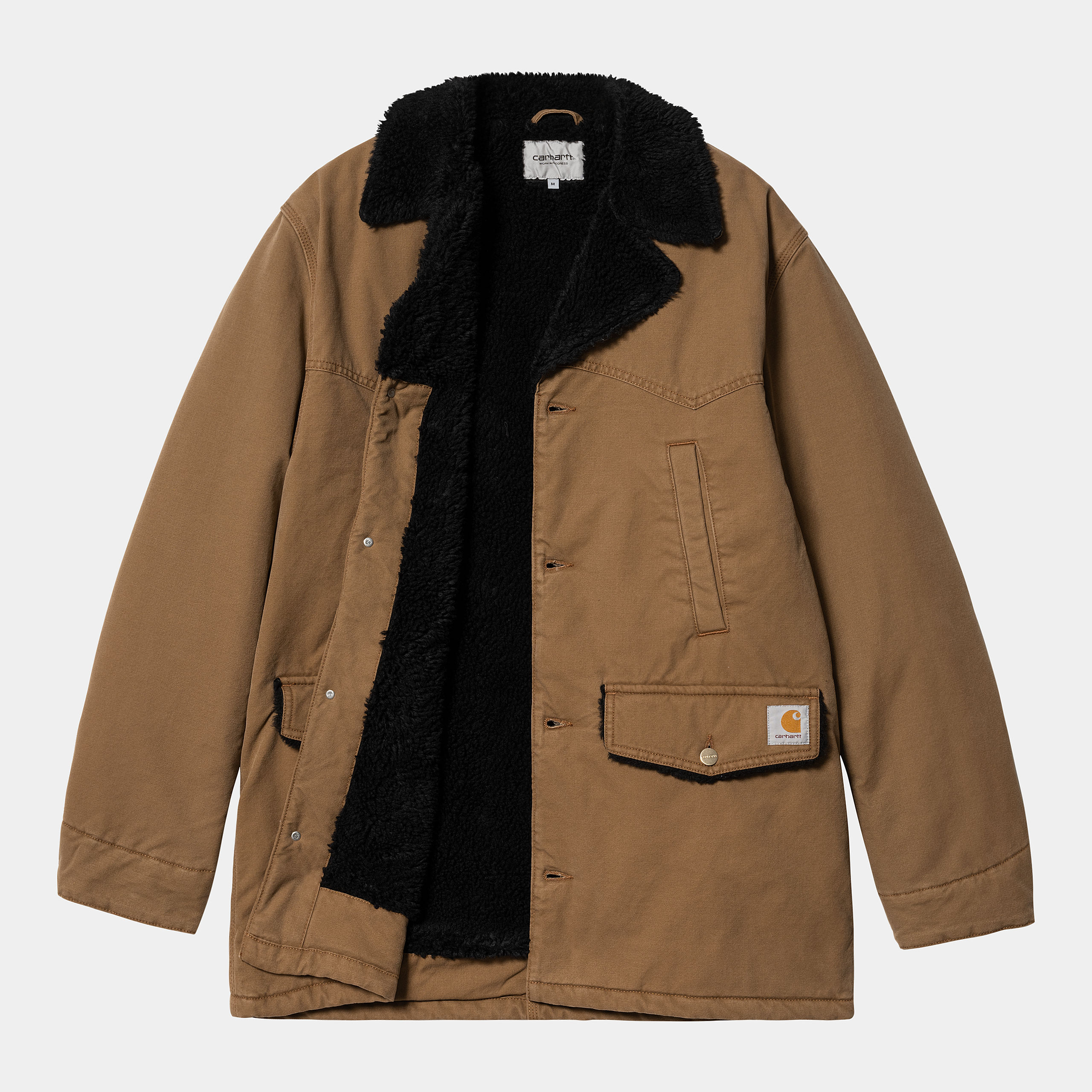 Abrigo Carhartt Wip Newman Coat Hamilton Brown