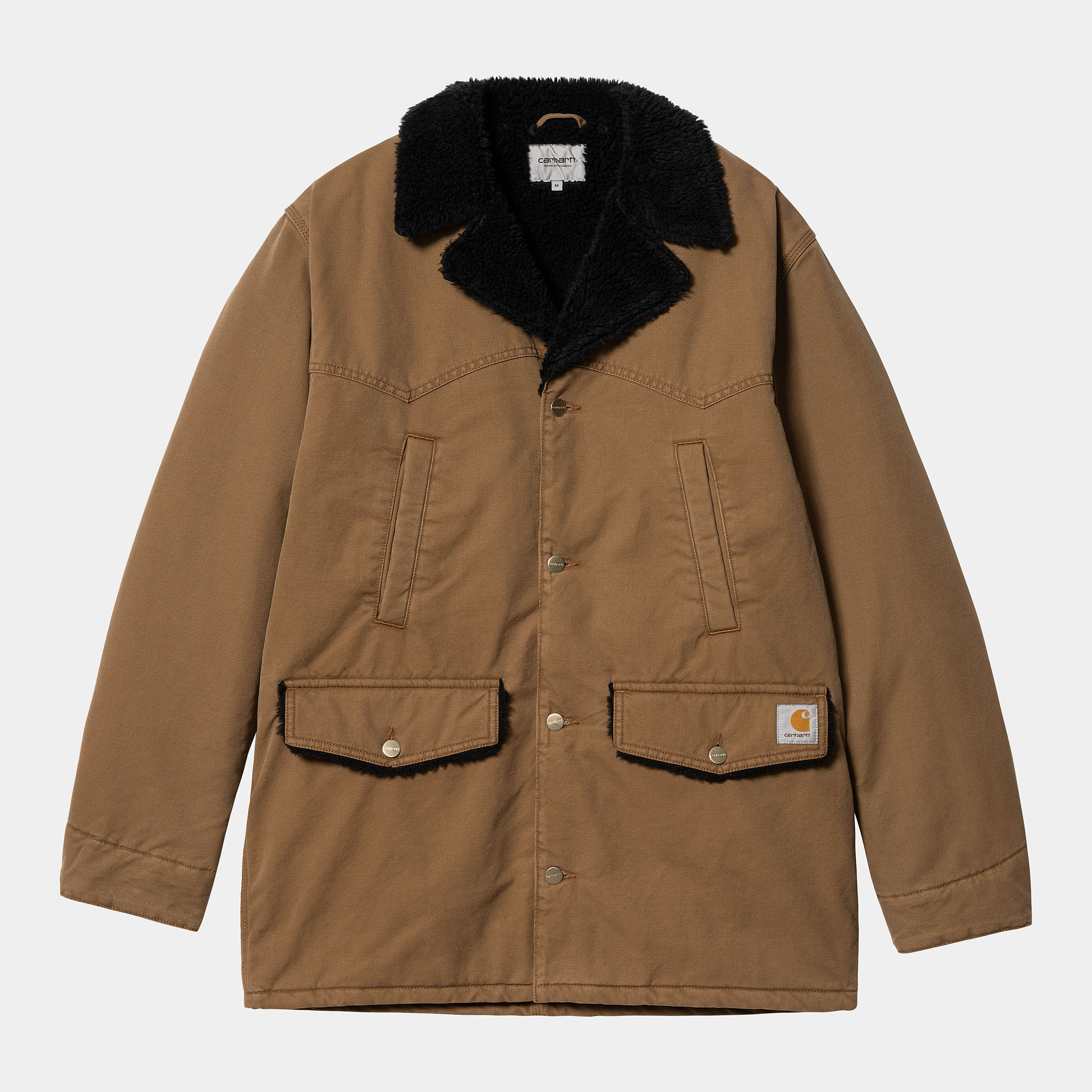 Abrigo Carhartt Wip Newman Coat Hamilton Brown