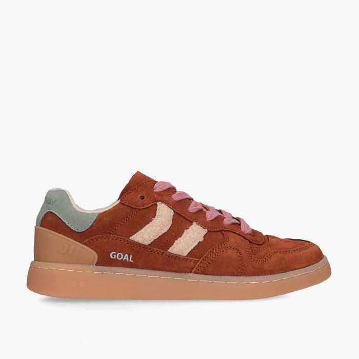 Zapatilla Coolway Goal Chestnut Fleece Tan