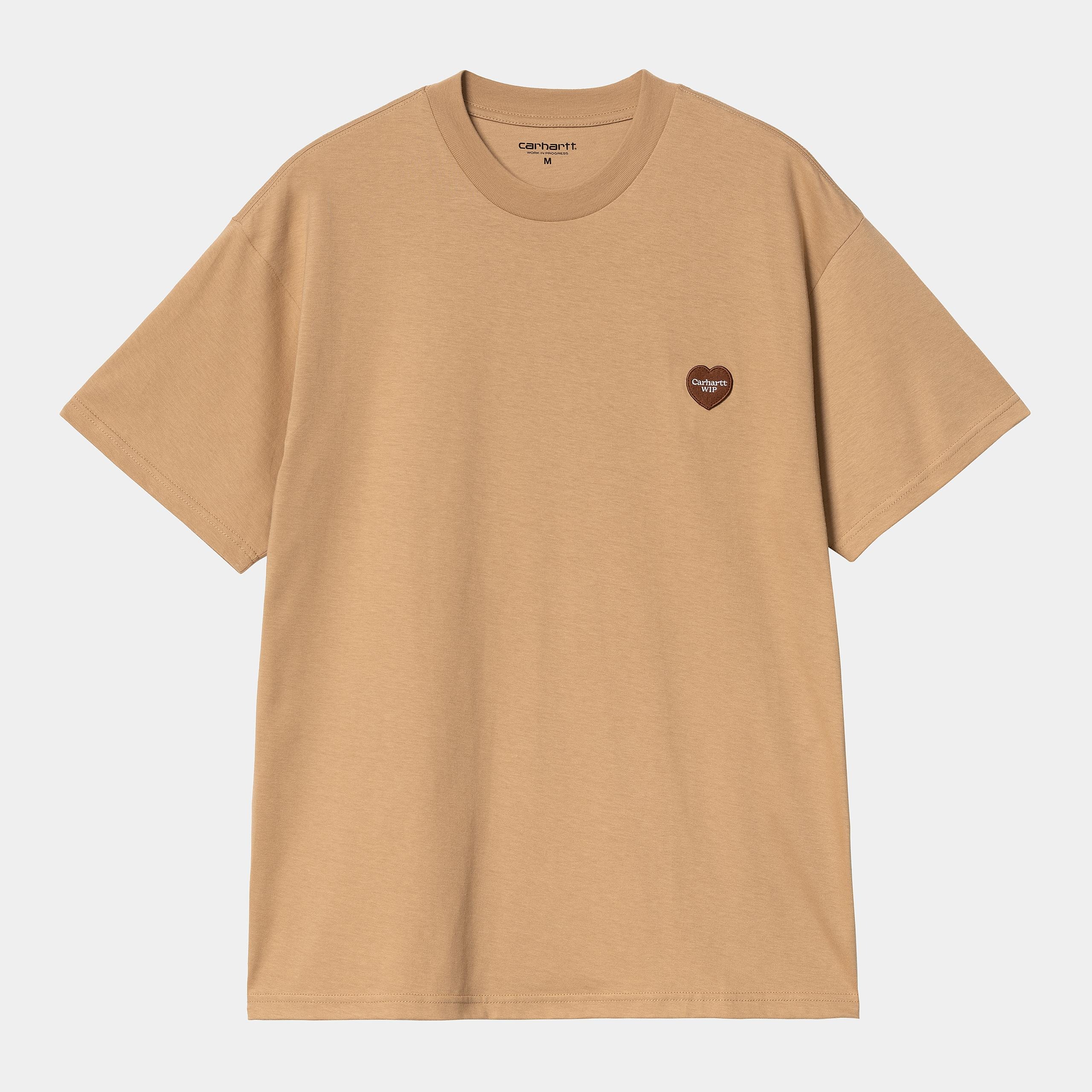 Camiseta Carhartt Wip Heart II Hartt Dusty H Brown