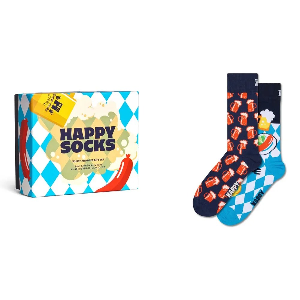 Calcetines Happy Socks 2-Pack Wurst And Beer Socks Gift Set