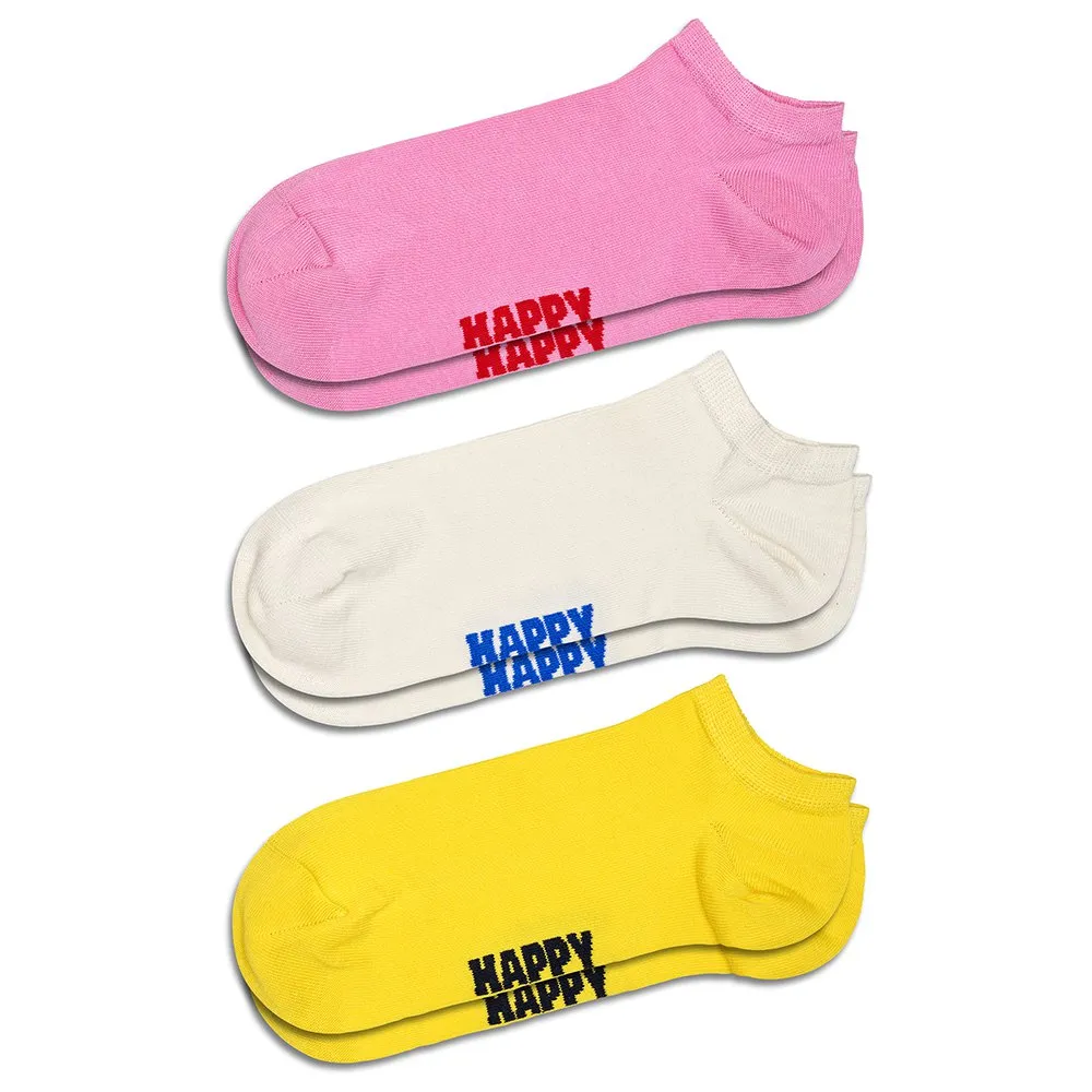 Calcetines Happy Socks 3-Pack Solid Low Socks