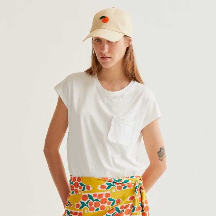 Camiseta Compañía Fantástica Básica Algodón Blanco