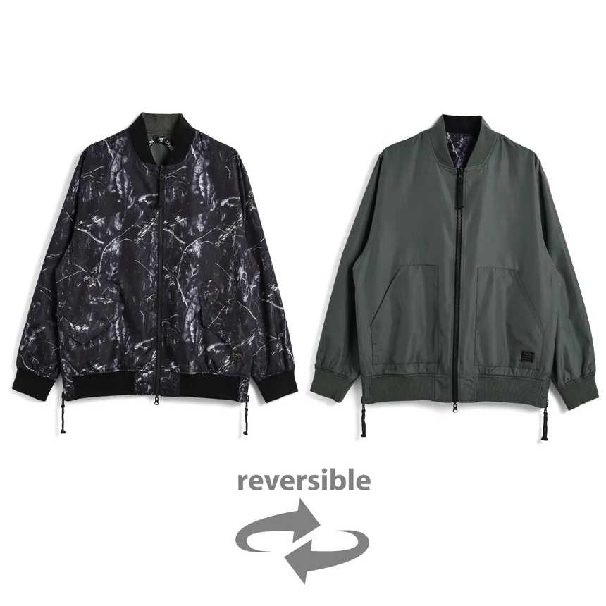 Chaqueta Taion Militar Reversible Sin Plumón MA-1 Dark Tree